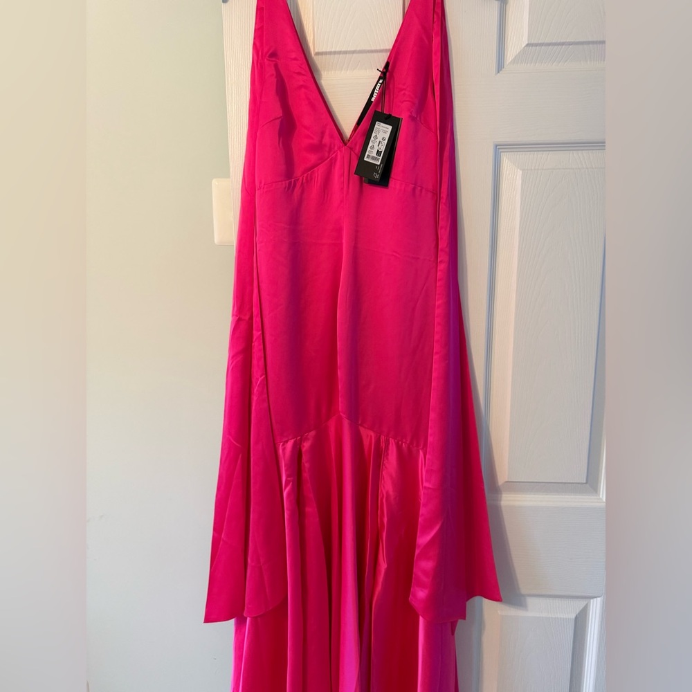 Vibrant Pink Maxi Dress